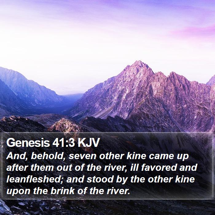 Genesis 41:3 KJV Bible Study