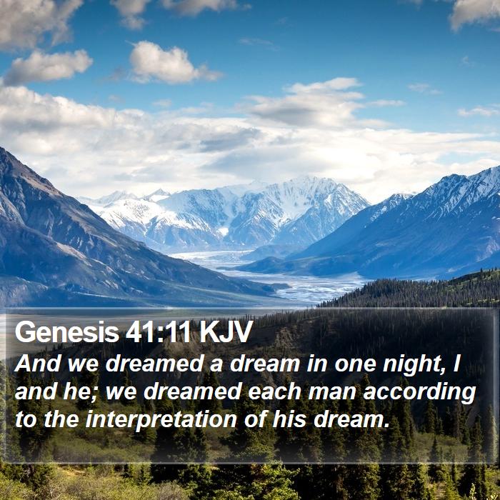 Genesis 41:11 KJV Bible Study