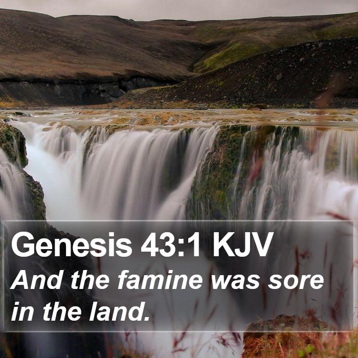 Genesis 43:1 KJV Bible Study