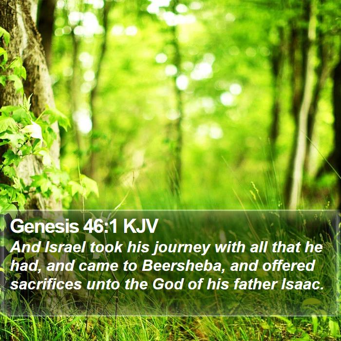 Genesis 46:1 KJV Bible Study