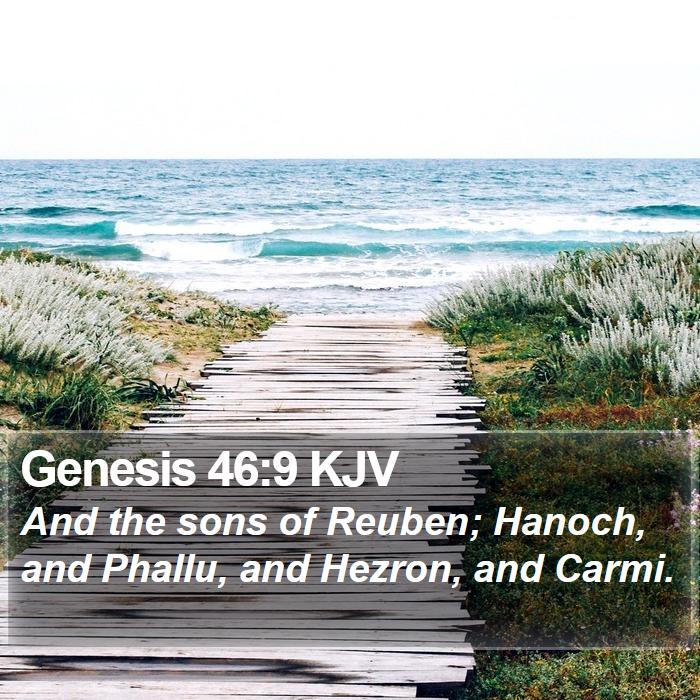 Genesis 46:9 KJV Bible Study