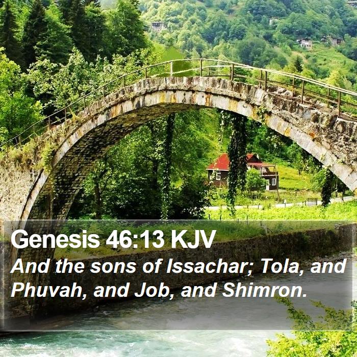 Genesis 46:13 KJV Bible Study