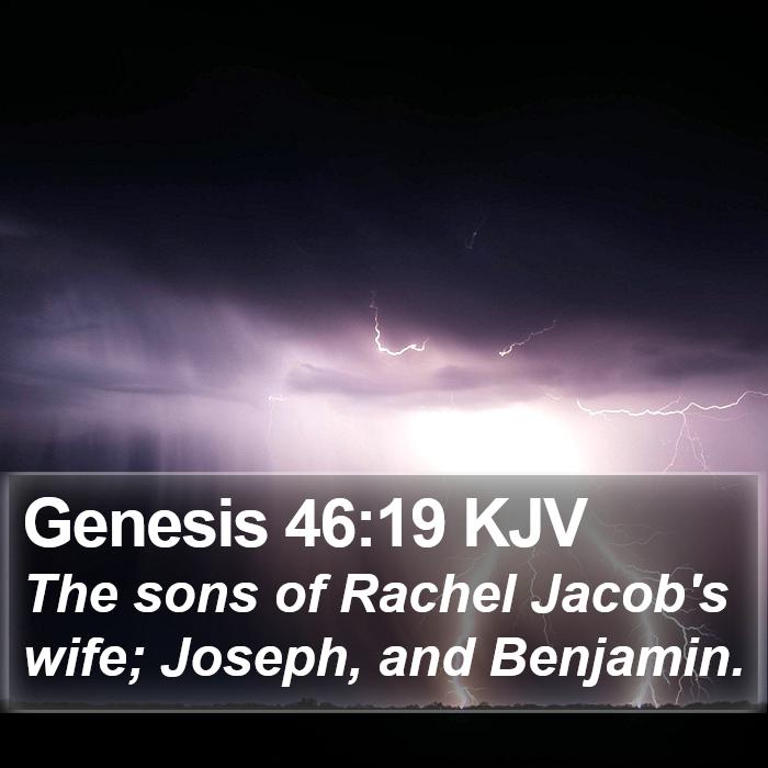 Genesis 46:19 KJV Bible Study