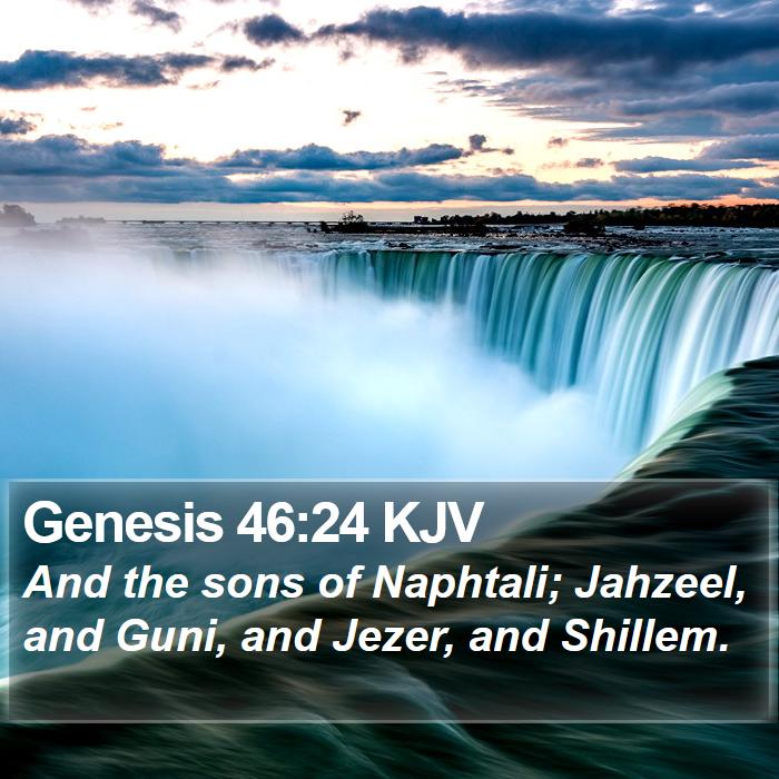 Genesis 46:24 KJV Bible Study