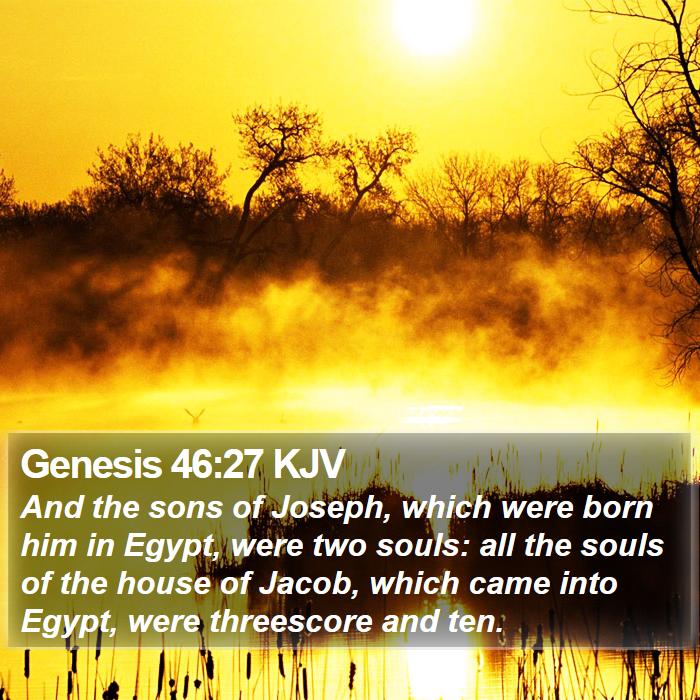 Genesis 46:27 KJV Bible Study