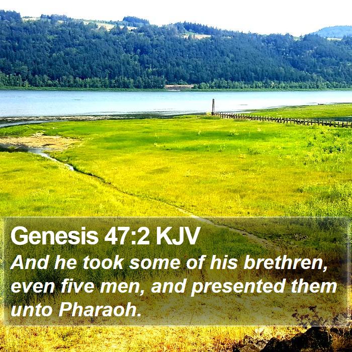 Genesis 47:2 KJV Bible Study