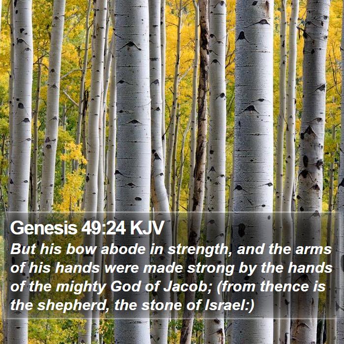 Genesis 49:24 KJV Bible Study