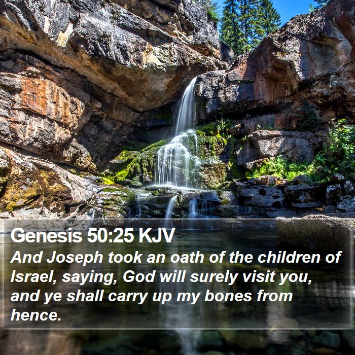 Genesis 50:25 KJV Bible Study