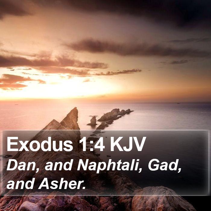 Exodus 1:4 KJV Bible Study