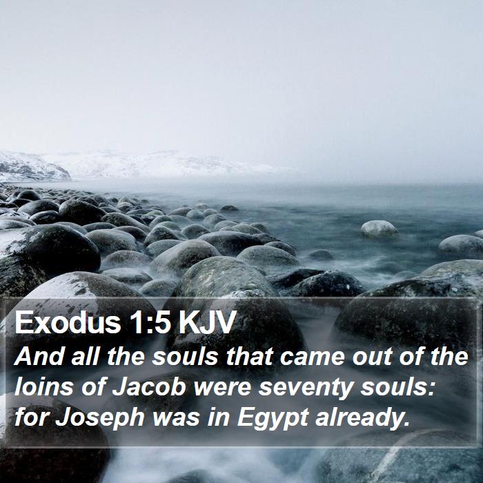 Exodus 1:5 KJV Bible Study