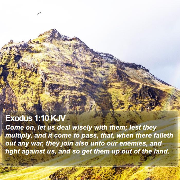 Exodus 1:10 KJV Bible Study