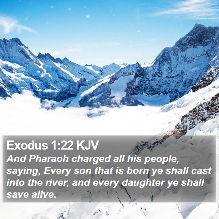 Exodus 1:22 KJV Bible Study