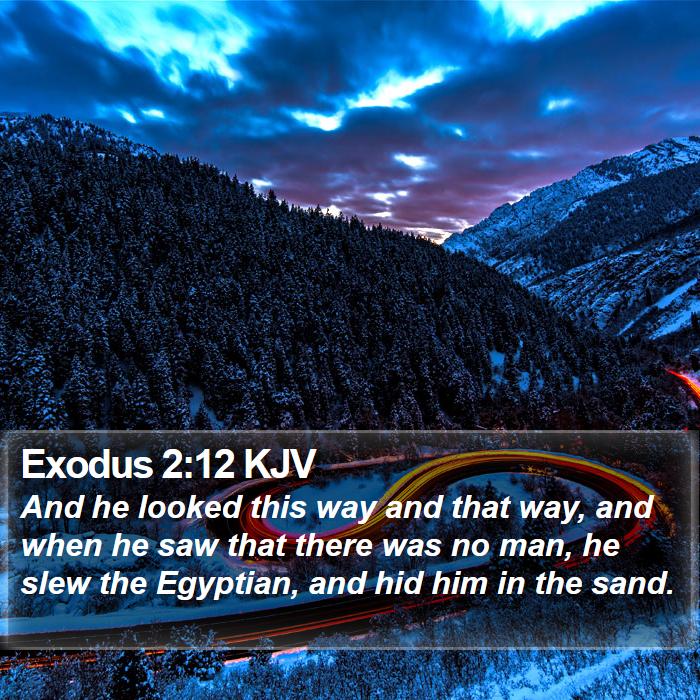 Exodus 2:12 KJV Bible Study