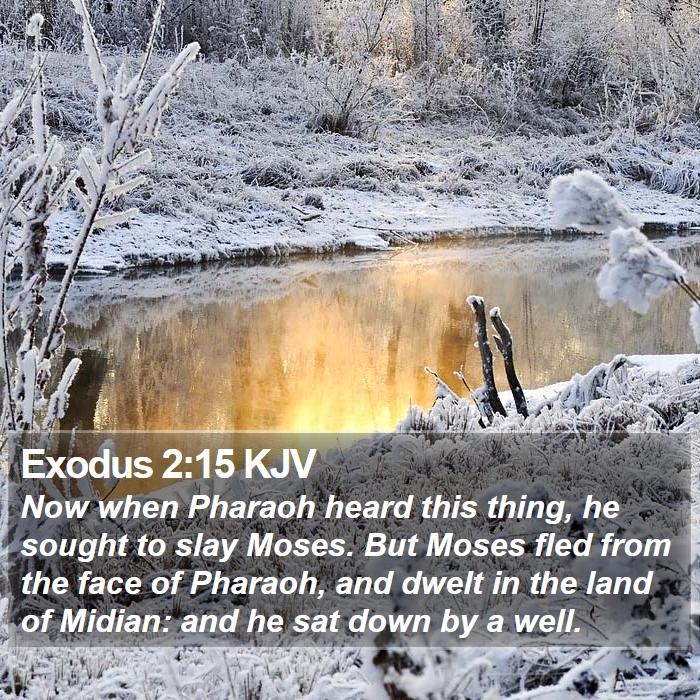 Exodus 2:15 KJV Bible Study