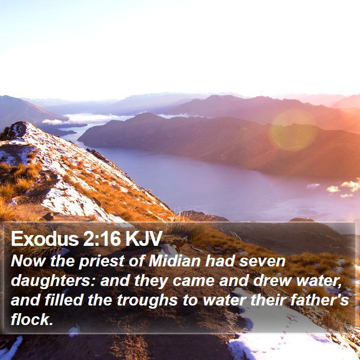 Exodus 2:16 KJV Bible Study