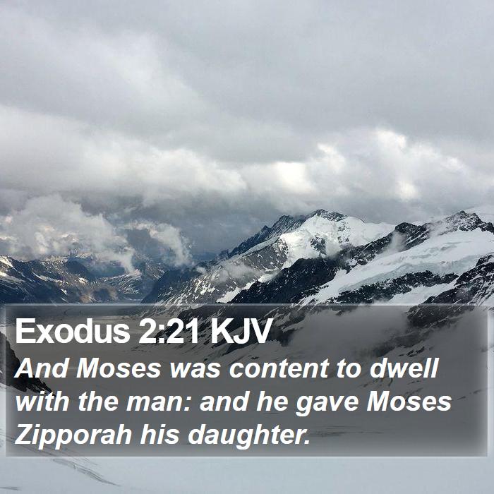 Exodus 2:21 KJV Bible Study