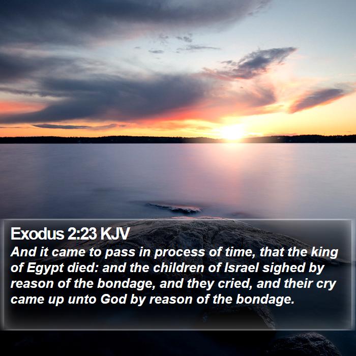 Exodus 2:23 KJV Bible Study