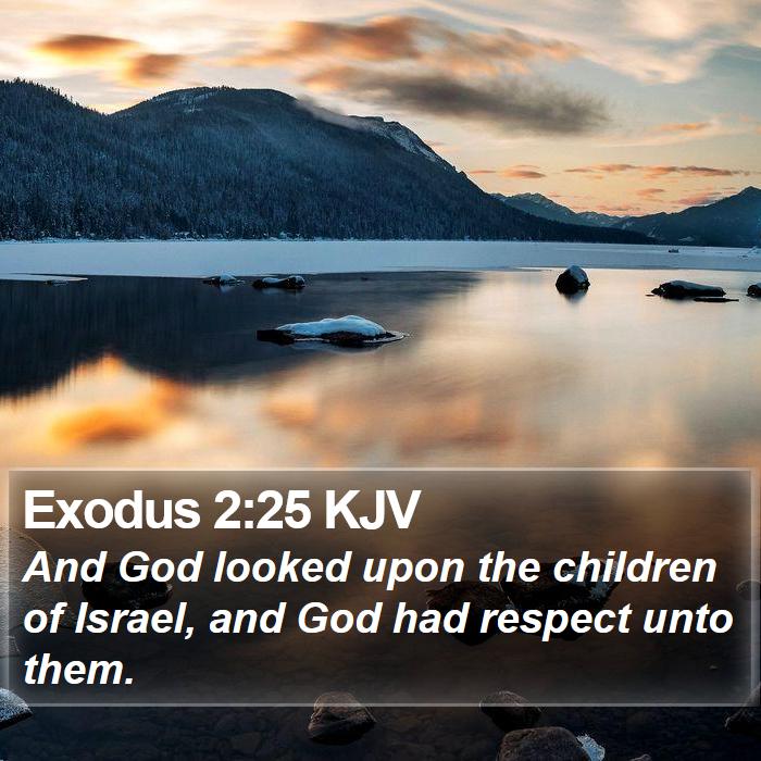 Exodus 2:25 KJV Bible Study