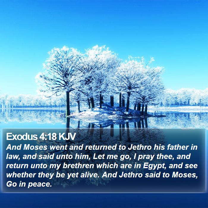 Exodus 4:18 KJV Bible Study