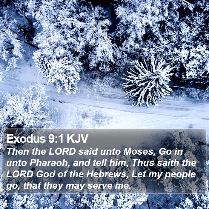 Exodus 9:1 KJV Bible Study