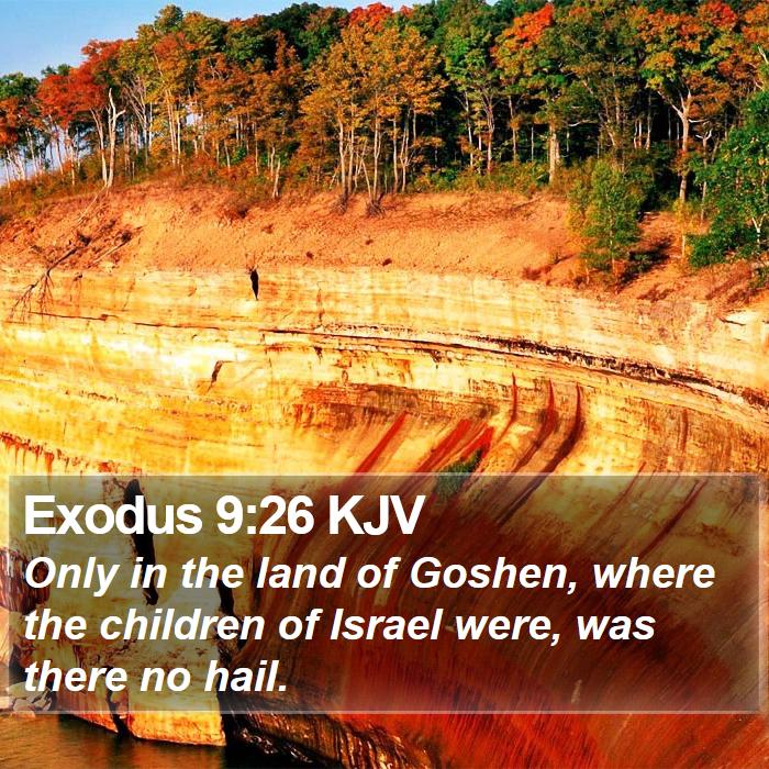 Exodus 9:26 KJV Bible Study