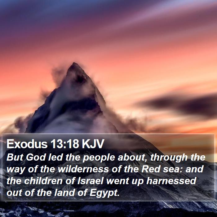 Exodus 13:18 KJV Bible Study