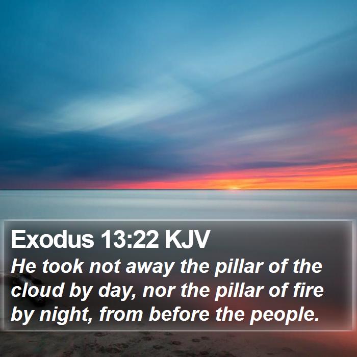 Exodus 13:22 KJV Bible Study