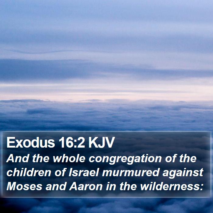 Exodus 16:2 KJV Bible Study