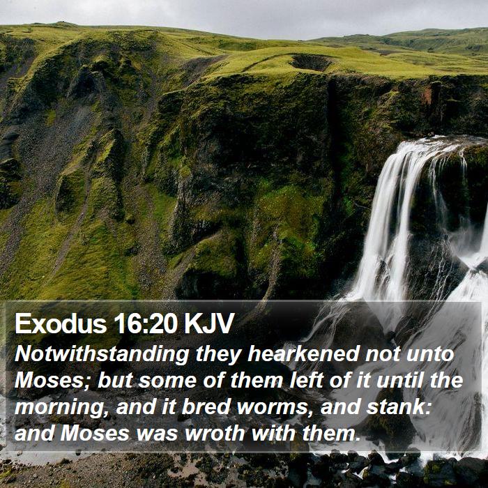 Exodus 16:20 KJV Bible Study