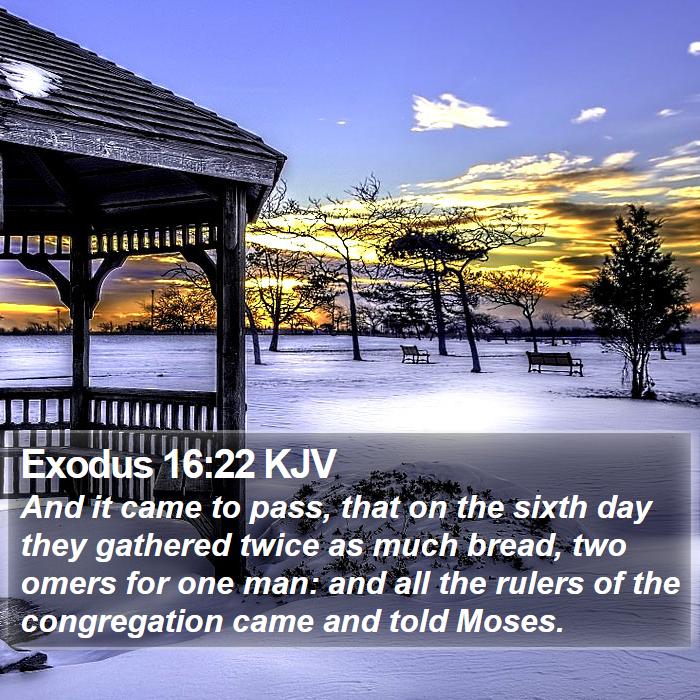 Exodus 16:22 KJV Bible Study