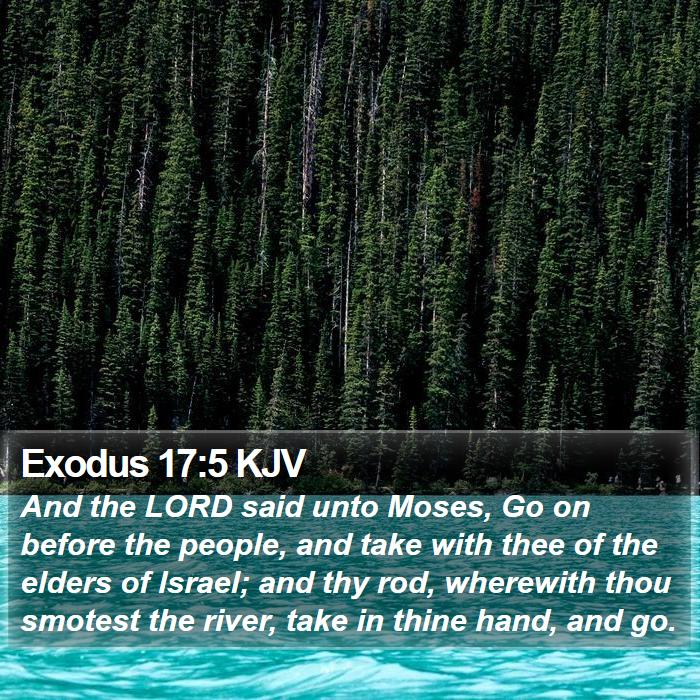 Exodus 17:5 KJV Bible Study