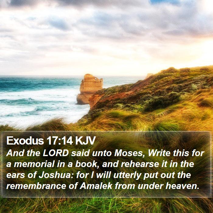 Exodus 17:14 KJV Bible Study