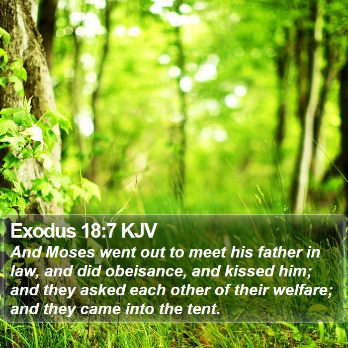 Exodus 18:7 KJV Bible Study