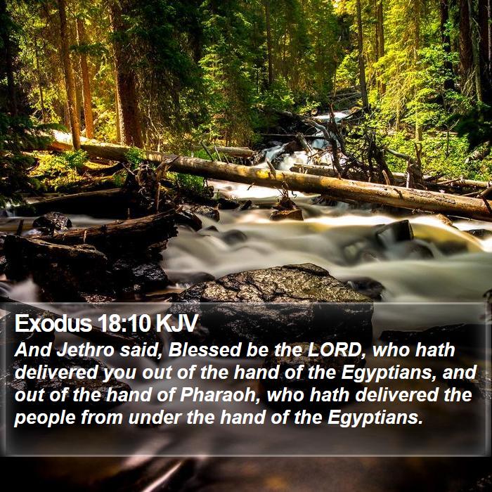 Exodus 18:10 KJV Bible Study