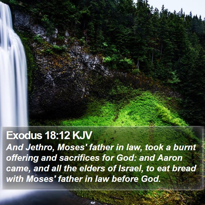 Exodus 18:12 KJV Bible Study