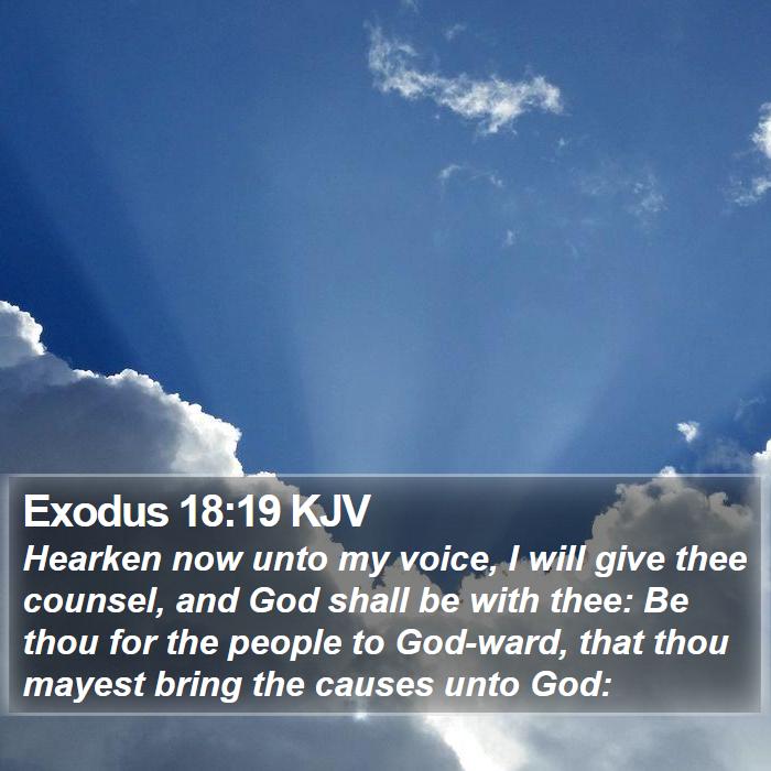 Exodus 18:19 KJV Bible Study