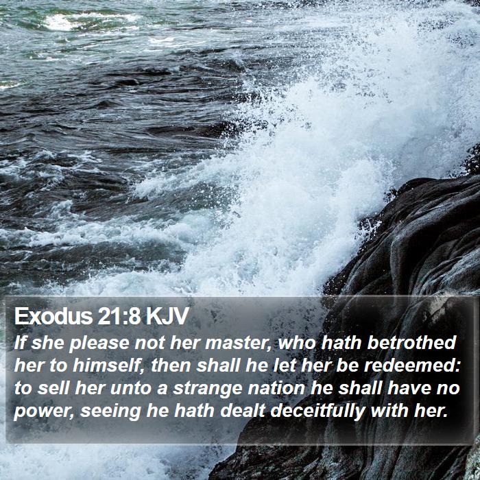 Exodus 21:8 KJV Bible Study