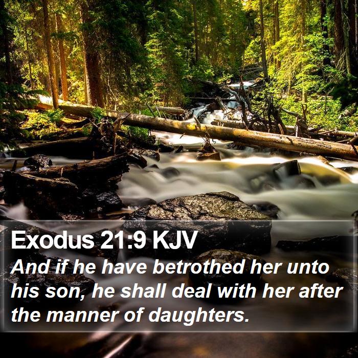 Exodus 21:9 KJV Bible Study