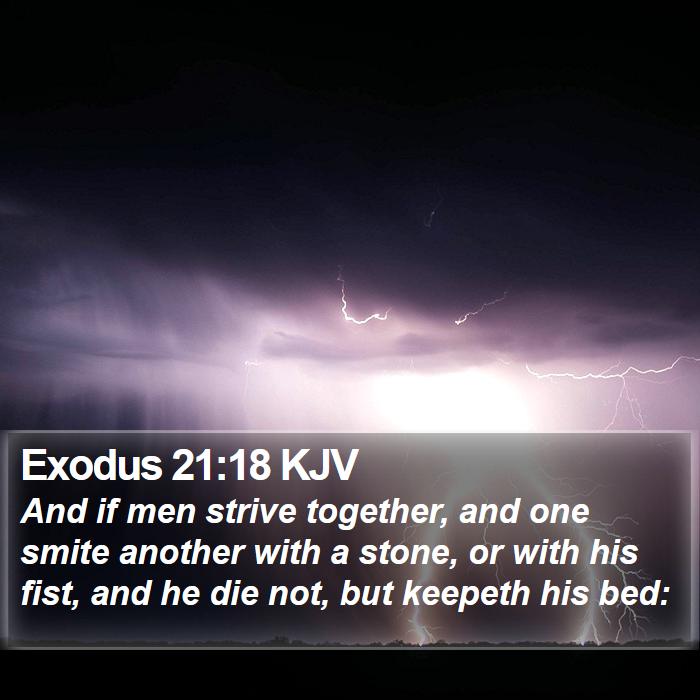 Exodus 21:18 KJV Bible Study