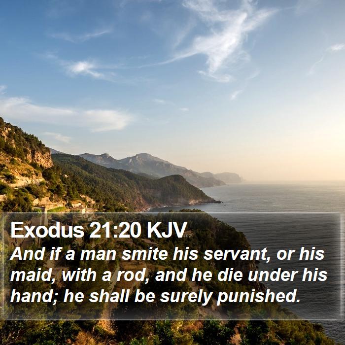 Exodus 21:20 KJV Bible Study