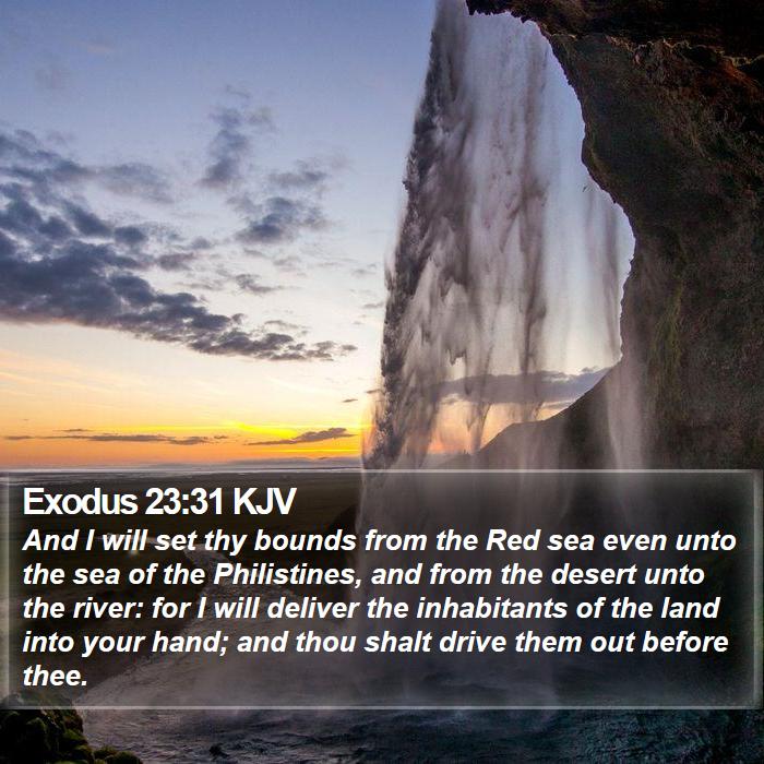 Exodus 23:31 KJV Bible Study