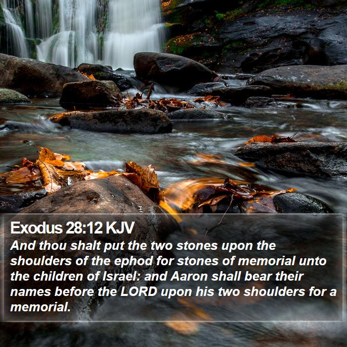 Exodus 28:12 KJV Bible Study