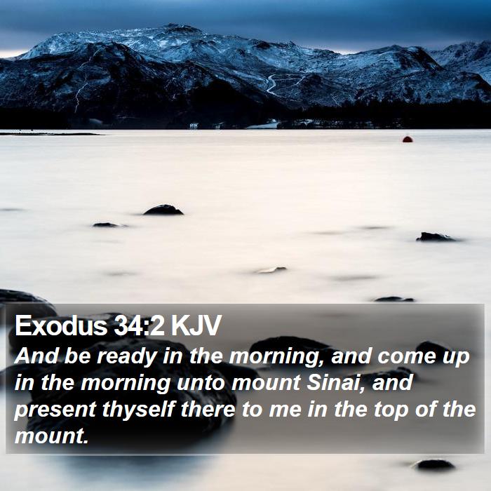 Exodus 34:2 KJV Bible Study