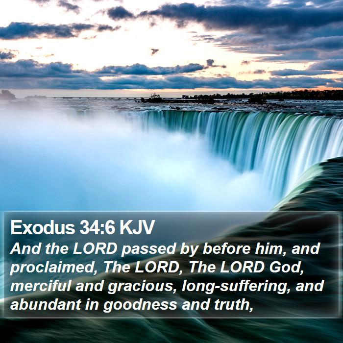 Exodus 34:6 KJV Bible Study