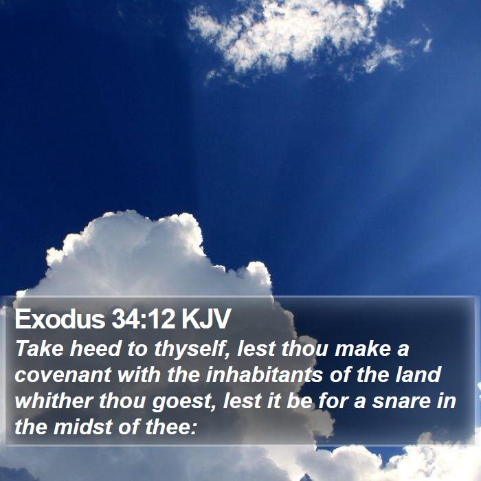 Exodus 34:12 KJV Bible Study