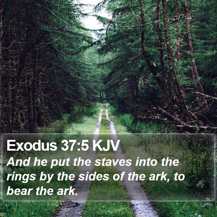 Exodus 37:5 KJV Bible Study