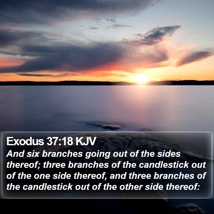 Exodus 37:18 KJV Bible Study