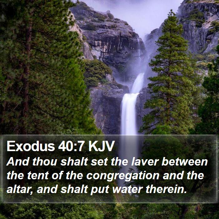 Exodus 40:7 KJV Bible Study