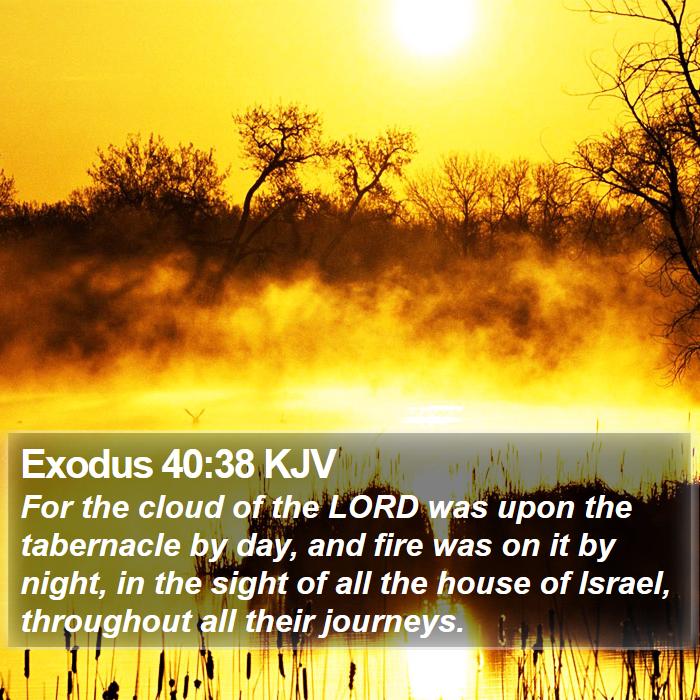 Exodus 40:38 KJV Bible Study