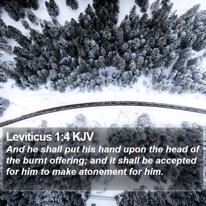 Leviticus 1:4 KJV Bible Study